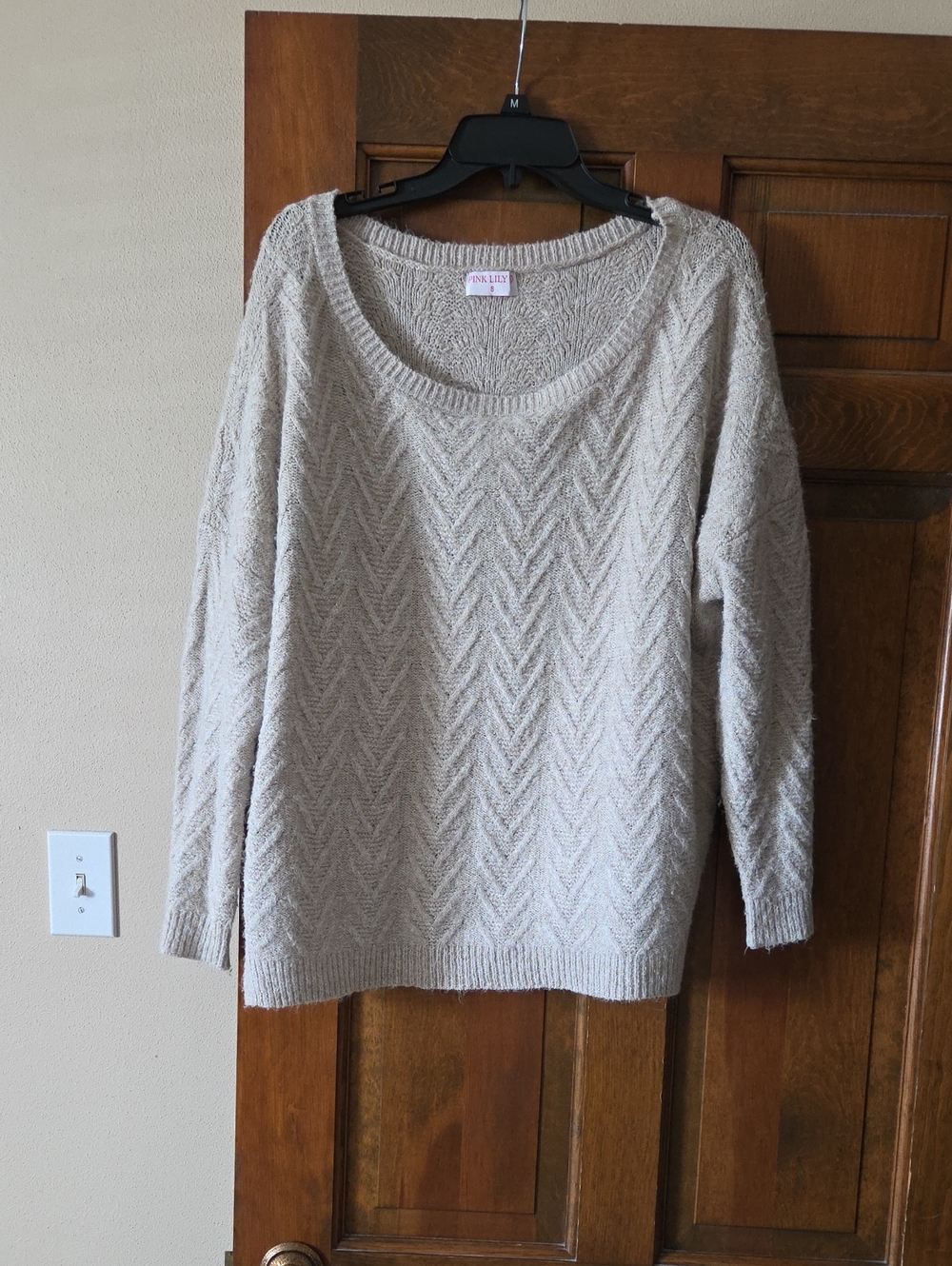 Pink Lily Sweater-oversized